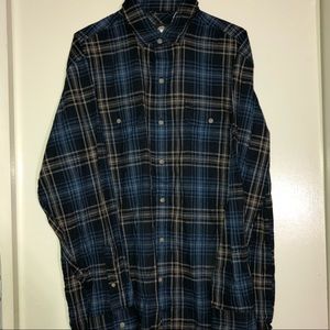 Timberland plaid button up shirt